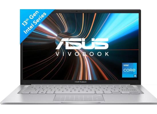 ASUS Vivobook 14 (2024) X1404VA NEW 13th Gen Intel Core i5 10-Cores Thin & Light Military-Grade (Customized) - Cool Silver