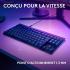 Logitech G G515 Gaming Mechanical Keyboard, Lightspeed, Tkl, RGB Backlit, USB, Qwerty, US, Key Switch Gl Tactile, Black