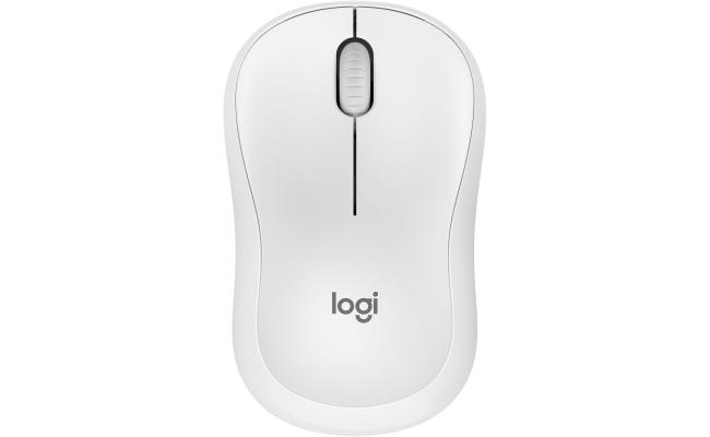 Logitech M240 Silent Bluetooth Mouse, Wireless, Compact, Portable, Smooth Tracking, 18-Month Battery, for Windows, macOS, ChromeOS, Compatible with PC, Mac, Laptop, Tablets - Off White
