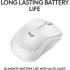 Logitech M240 Silent Bluetooth Mouse, Wireless, Compact, Portable, Smooth Tracking, 18-Month Battery, for Windows, macOS, ChromeOS, Compatible with PC, Mac, Laptop, Tablets - Off White