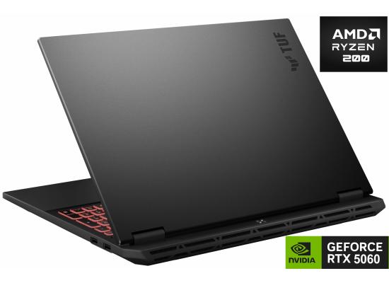 ASUS TUF Gaming A16 (2025) FA608UM NEW AMD Ryzen 260 8-Cores w/ Nvidia RTX 5060 8GB DDR7 & 165Hz IPS Display - Jaeger Gray