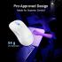 ASUS ROG Keris II Ace Ultralight 54g Ergonomic Gaming Mouse, 42,000-dpi ROG AimPoint Pro Sensor, ROG SpeedNova Wireless, Micro Switches, 4,000/8,000 Hz Polling Rate Booster, White