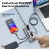Promate GegaTower-60W 14-In-1 Multiport 60W USB-C Tower Hub, 3 5Gbps USB-C Ports, 4 5Gbps USB-A Ports, 2 Ultra-Fast Charging PD48W USB-C 3.0 Port, Fast QC 3.0,On/Off Switches, Plug and Play Promate GegaTower-60W 14-In-1 Multiport 60W USB-C Tower Hub, 3 5Gbps USB-C Ports, 4 5Gbps USB-A Ports, 2 Ultra-Fast Charging PD48W USB-C 3.0 Port, Fast QC 3.0,On/Off Switches, Plug and Play