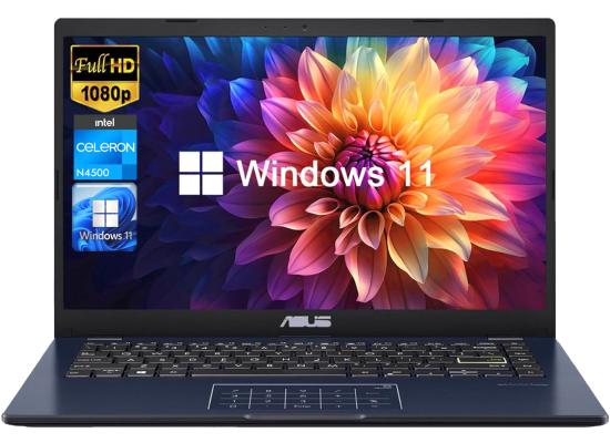 ASUS Vivobook Go 14 (E410) NEW Intel Celeron N4500 2-Cores w/ Full HD Display & 8GB Ram & Windows 11 Pre-Installed - Star Black