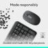 Logitech MK250 Bluetooth Mouse & Keyboard Combo Compact Wireless Keyboard, Ambidextrous Mouse, Durable Build - Windows/MacOS Arabic / English Layout - Graphite Logitech MK250 Bluetooth Mouse & Keyboard Combo Compact Wireless Keyboard, Ambidextrous Mouse, Durable Build - Windows/MacOS Arabic / English Layout - Graphite
