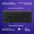 Logitech G515 Wireless Gaming Keyboard TKL, LIGHTSYNC RGB, Thin Tenkeyless Design, Double-Shot PBT Keycaps, Tactile Brown Mechanical Switches - Black
