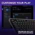 Logitech G515 Wireless Gaming Keyboard TKL, LIGHTSYNC RGB, Thin Tenkeyless Design, Double-Shot PBT Keycaps, Tactile Brown Mechanical Switches - Black