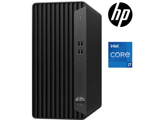 HP Elite Tower 800 G9 Desktop PC (2024) 14Gen Intel Core i7 20-Cores Protected by HP Wolf Security Support 3 Display w/ Wireless & Bluetooth