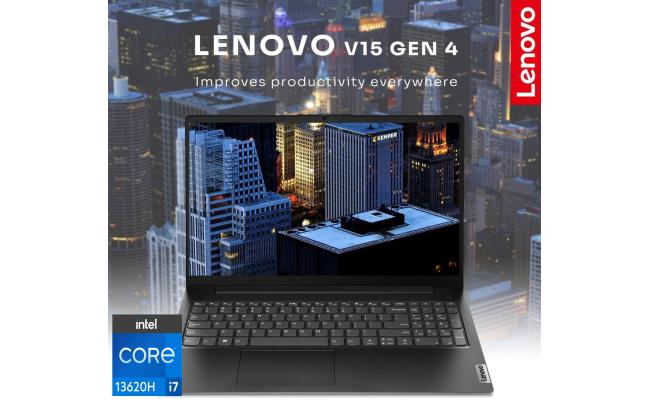 Lenovo V15 G5 (2024) NEW 13th Gen Intel Core i7 13620H 10-Cores w/ High-Performance Processor Business Class (Customized) - Black Lenovo V15 G5 (2024) NEW 13th Gen Intel Core i7 13620H 10-Cores w/ High-Performance Processor Business Class (Customized) - Black