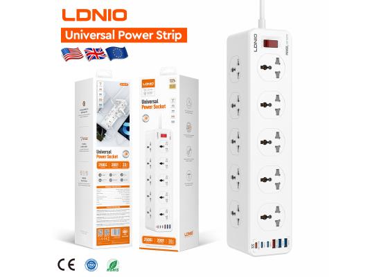LDNIO SC10610 Power Socket PD 20W Fast Charging Smart Power Strips 10 Universal Standard Charging Power Extension