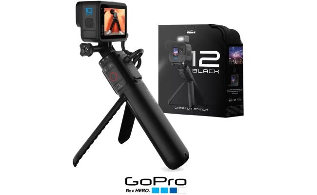 GoPro HERO12 Black Creator Edition - Includes HERO12 Black , Volta (Battery Grip, Tripod, Remote), Media Mod, Light Mod, Enduro Battery, and Carrying Case GoPro HERO12 Black Creator Edition - Includes HERO12 Black , Volta (Battery Grip, Tripod, Remote), Media Mod, Light Mod, Enduro Battery, and Carrying Case