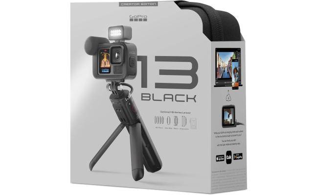 GoPro HERO13 Black Creator Edition - Includes HERO13 Black, Volta (Battery Grip, Tripod, Remote), Media Mod, Light Mod, Enduro Battery, Magnetic Latch Mount and Carrying Case GoPro HERO13 Black Creator Edition - Includes HERO13 Black, Volta (Battery Grip, Tripod, Remote), Media Mod, Light Mod, Enduro Battery, Magnetic Latch Mount and Carrying Case