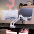 Arozzi Alzare Neo Duo Gas Spring Dual Monitor Arm Support up to 9KG 360° Screen Rotation Adjustable Height & Full Motion - White Arozzi Alzare Neo Duo Gas Spring Dual Monitor Arm Support up to 9KG 360° Screen Rotation Adjustable Height & Full Motion - White