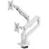 Arozzi Alzare Neo Duo Gas Spring Dual Monitor Arm Support up to 9KG 360° Screen Rotation Adjustable Height & Full Motion - White Arozzi Alzare Neo Duo Gas Spring Dual Monitor Arm Support up to 9KG 360° Screen Rotation Adjustable Height & Full Motion - White