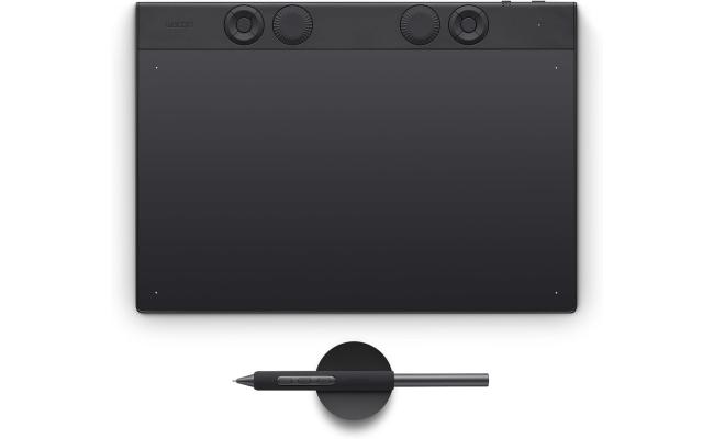 Wacom Intuos Pro (2025) Drawing Tablet, Small 215 x 163 mm Wireless Graphics Art Tablet with Pro Pen 3 & Touch Ring, Digital Drawing Pad for Mac and Windows PC