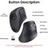 UGREEN Vertical Wireless (Bluetooth 5.0+2.4G) Ergonomic Mouse with 5 Buttons, 1000/1600/2000/4000 DPI, Prevention of Mouse Arm, Vertical Mouse Compatible with PC/Laptop/Tablet, Black UGREEN Vertical Wireless (Bluetooth 5.0+2.4G) Ergonomic Mouse with 5 Buttons, 1000/1600/2000/4000 DPI, Prevention of Mouse Arm, Vertical Mouse Compatible with PC/Laptop/Tablet, Black