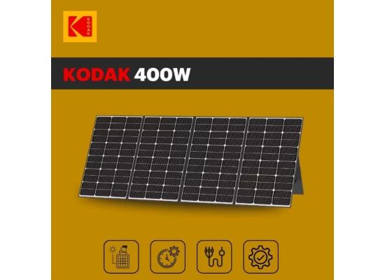 Kodak 400W Portable Solar Panel 23% Conversion Rate , Multiple, Wide compatibility , Magnetic w/ IP65 Waterproof Rating & Adjustable legs , MC4 / MC4 Compatible