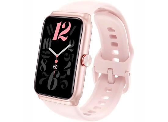 HONOR CHOICE Band Smartwatch, 1.64 " 326 PPI AMOLED Display, 110mm-180mm Adjustable Strap, Bluetooth 5.3, 5ATM Waterproof, Silicone Strap, Pink