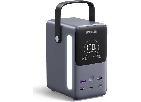 UGREEN PB770 Nexode Portable Charger Power Bank, 48000 mAh (153.6 Wh) Capacity, 300W MAX Fast Charging, 5 Ports Output, Smart Digital Display