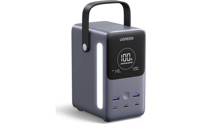 UGREEN PB770 Nexode Portable Charger Power Bank, 48000 mAh (153.6 Wh) Capacity, 300W MAX Fast Charging, 5 Ports Output, Smart Digital Display UGREEN PB770 Nexode Portable Charger Power Bank, 48000 mAh (153.6 Wh) Capacity, 300W MAX Fast Charging, 5 Ports Output, Smart Digital Display