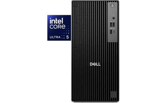 Dell Pro Tower QCT1250 (2025) NEW Intel Core Ultra 5 235 14-Cores Next-level AI Business Tower Desktop - Black