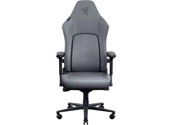 RAZER Iskur V2 NewGen (2025) Gaming Chair, HyperFlex Lumbar Support System, Gen-2 EPU Leather WITH CoolTouch Technology, Cold-Cured Foam, 4D Adjustable Armrests, Light Gray