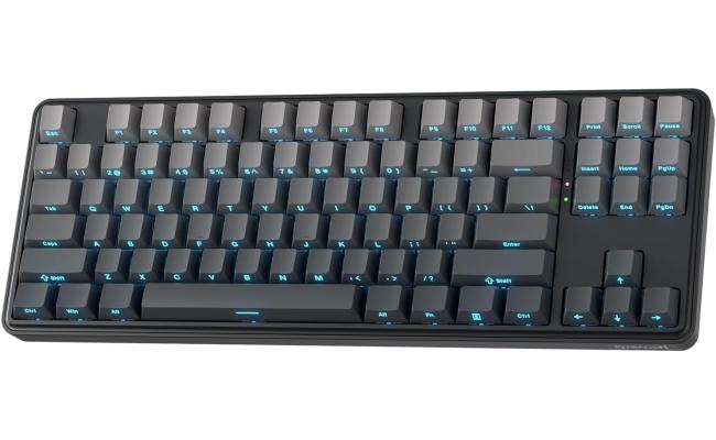Redragon K707 HE Rapid Trigger Gaming Keyboard, 87 Keys TKL Wired Mechanical Keyboard w/Hyper-Fast Actuation Hall Effect Magnetic Switch, Actuation Point Adjustable, Side Printed PBT Gradient Keycaps