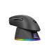 Redragon M998 Ultra Lightweight Wireless Gaming Mouse 3950 Sensor with RGB Magnetic Charging Dock, BT/2.4G Wireless/Wired Optical Mice, 30000 DPI, 5 Programmable Buttons for PC/Mac, Black