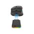 Redragon M998 Ultra Lightweight Wireless Gaming Mouse 3950 Sensor with RGB Magnetic Charging Dock, BT/2.4G Wireless/Wired Optical Mice, 30000 DPI, 5 Programmable Buttons for PC/Mac, Black