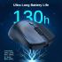 Redragon M815 NEVA Pro Lightweight Wireless Gaming Mouse Tri-Mode connectivity, BT/2.4G Wireless/Wired Optical Mice, 26000 DPI, 6 Programmable Buttons for PC/Mac, Black