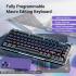 Redragon K708 Wireless Mechanical Keyboard with Screen, Volume Knob & Pre-Lubed Switches - Tri-Mode (Bluetooth/2.4G/USB-C) RGB Gasket Gaming Keyboard, Hot Swappable, 4000mAh Battery for PC, Mac, etc. Redragon K708 Wireless Mechanical Keyboard with Screen, Volume Knob & Pre-Lubed Switches - Tri-Mode (Bluetooth/2.4G/USB-C) RGB Gasket Gaming Keyboard, Hot Swappable, 4000mAh Battery for PC, Mac, etc.