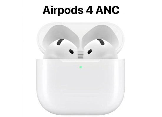 Apple AirPods 4 (2024) w/ Active Noise Cancellation Adaptive Audio Transparency Mode Personalized Spatial Audio USB-C Charging Case Wireless Charging H2 Chip
