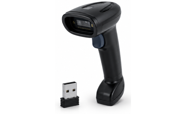 CifraCODE CNBT2D 2D Bluetooth Barcode Scanner | Wireless 2.4GHz + Bluetooth | 1D/2D QR Scanner | 2000mAh Battery | 24 Months Warranty