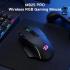Redragon M925 PRO Wireless Gaming Mouse, 26,000 Max DPI Optical RGB Mice with 10 Programmable Buttons, Hyper-Fast Scroll, Software Supports DIY Keybinds & DPI, Black