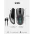 Lenovo Legion M600s Wireless Gaming Mouse, Ultra-lightweight, Up to 70 Hours Battery Life, 19,000 DPI Sensor, 6 Programmable Buttons, Symmetrical Design