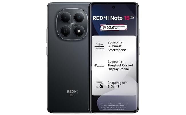 Xiaomi Redmi Note 15 5G – 120Hz AMOLED Display, 108MP OIS Camera, 8GB RAM, 256GB Storage, 5520mAh Battery Xiaomi Redmi Note 15 5G – 120Hz AMOLED Display, 108MP OIS Camera, 8GB RAM, 256GB Storage, 5520mAh Battery