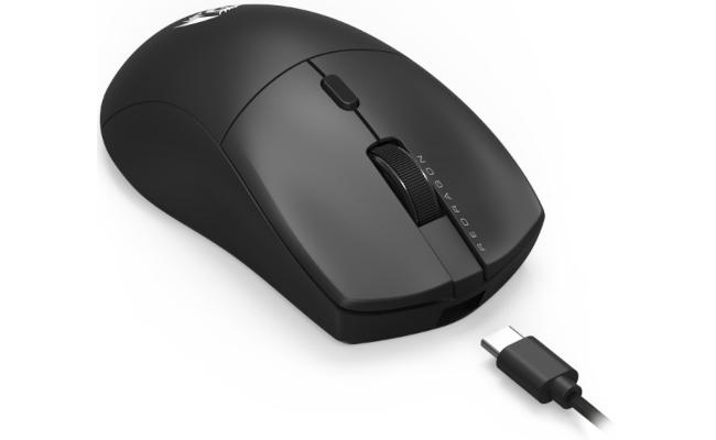 Redragon M815 NEVA 44 Grams Lightweight Gaming Mouse 8k Hz polling Rate, Up to 26000 DPI Sensor, 6 Programmable Keys , Comfortable Symmetric Grip - Black