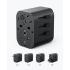 Anker 312 PowerExtend 30W, Wall Charger with Travel Plug, 1-Ports USB-C, 2-Ports USB-A, Wall Plug, 312 Outlet Extender, Black Anker 312 PowerExtend 30W, Wall Charger with Travel Plug, 1-Ports USB-C, 2-Ports USB-A, Wall Plug, 312 Outlet Extender, Black