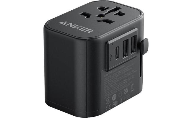 Anker 312 PowerExtend 30W, Wall Charger with Travel Plug, 1-Ports USB-C, 2-Ports USB-A, Wall Plug, 312 Outlet Extender, Black Anker 312 PowerExtend 30W, Wall Charger with Travel Plug, 1-Ports USB-C, 2-Ports USB-A, Wall Plug, 312 Outlet Extender, Black