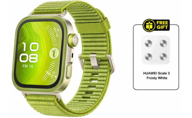 HUAWEI WATCH FIT 4 Pro Smart Watch, 1.82" Display, Sapphire Glass, GPS for Pro-Level Outdoor Sports, ECG, up to 10Day Battery Life, iOS & Android, Green + FREE HUAWEI Scale HUAWEI WATCH FIT 4 Pro Smart Watch, 1.82" Display, Sapphire Glass, GPS for Pro-Level Outdoor Sports, ECG, up to 10Day Battery Life, iOS & Android, Green + FREE HUAWEI Scale
