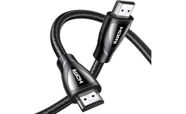 UGREEN 80401 HDMI 2.1 Cable, 1M, Resolution 8K/60Hz 4K/120Hz, Ultra High HD, Male to Male, HDR 10+, Dolby Vision, Bandwidth 48Gbps, Dynamic HDR, 3D video Black UGREEN 80401 HDMI 2.1 Cable, 1M, Resolution 8K/60Hz 4K/120Hz, Ultra High HD, Male to Male, HDR 10+, Dolby Vision, Bandwidth 48Gbps, Dynamic HDR, 3D video Black