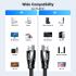 UGREEN 80401 HDMI 2.1 Cable, 1M, Resolution 8K/60Hz 4K/120Hz, Ultra High HD, Male to Male, HDR 10+, Dolby Vision, Bandwidth 48Gbps, Dynamic HDR, 3D video Black UGREEN 80401 HDMI 2.1 Cable, 1M, Resolution 8K/60Hz 4K/120Hz, Ultra High HD, Male to Male, HDR 10+, Dolby Vision, Bandwidth 48Gbps, Dynamic HDR, 3D video Black