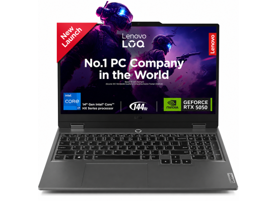 Lenovo LOQ Essential (2025) 13Gen Intel Core i7 13650HX 14-Cores w/ AI Engine+ LA1 Chip & Nvidia RTX 5050 8GB DDR7 & IPS 144Hz Display - Luna Grey