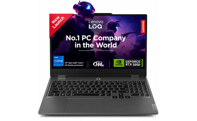 Lenovo LOQ Essential (2025) 13Gen Intel Core i7 13650HX 14-Cores w/ AI Engine+ LA1 Chip & Nvidia RTX 5050 8GB DDR7 & IPS 144Hz Display - Luna Grey