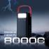 Promate PowerMine-80 Pro 80000mAh High-Capacity Battery Charger 100W USB-C PD Fast Charging, 4 Outputs, 3 Inputs, Solar DC, Lightning, Digital Display, LED Light