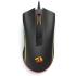 Redragon M611 RGB High-Performance Wired Gaming Mouse, Comfort, and Style For Gamers and Professionals Featuring customizable 12800DPI, Vibrant RGB lighting, and a Sleek Ergonomic - Black