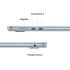 Apple NEW MacBook AIR 15 (2025) Apple M4 (512GB/24GB) 10‑Core CPU & 10‑Core GPU Retina True Tone , Sky Blue
