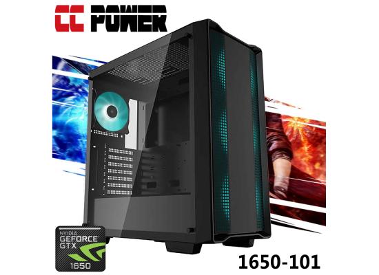 CC Power 1650-101 Gaming PC AMD Ryzen 5 5600 6-Cores w/ GTX 1650 4GB DDR6