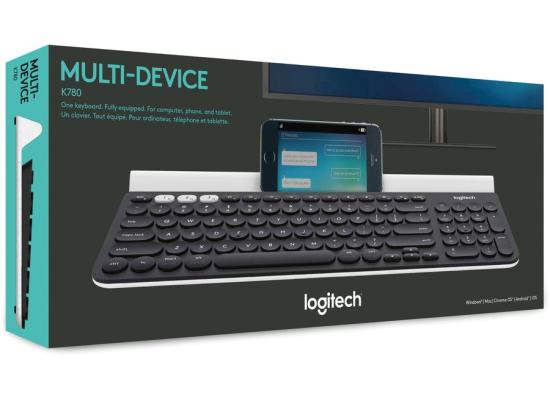 Logitech K780 Multi-Device Bluetooth For Computer Phone & Tablet FLOW Cross-Computer Control Compatible - English