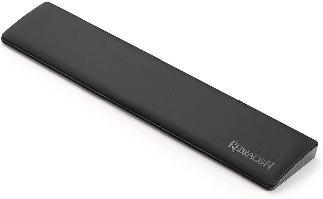 Redragon P036 Meteor M Keyboard Wrist Rest Pad Soft Memory Foam w/ Anti-Slip Rubber Base For 80% 87 Keys Compact Size